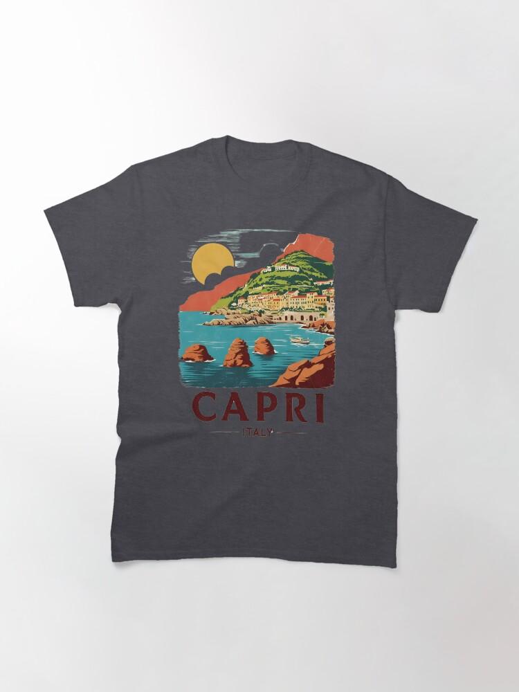 Peppino di Capri A Vintage Travel Art of Capri - Italy Classic T-Shirt