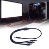 Кабель-разветвитель 1 Папа на 3 Папы для CCTV, Светодиодной световой панели 5.5x2.1м