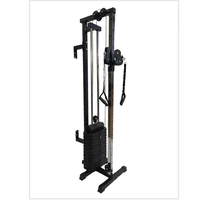 Wall-Mounted Multi-Functional Cable Crossover Gym