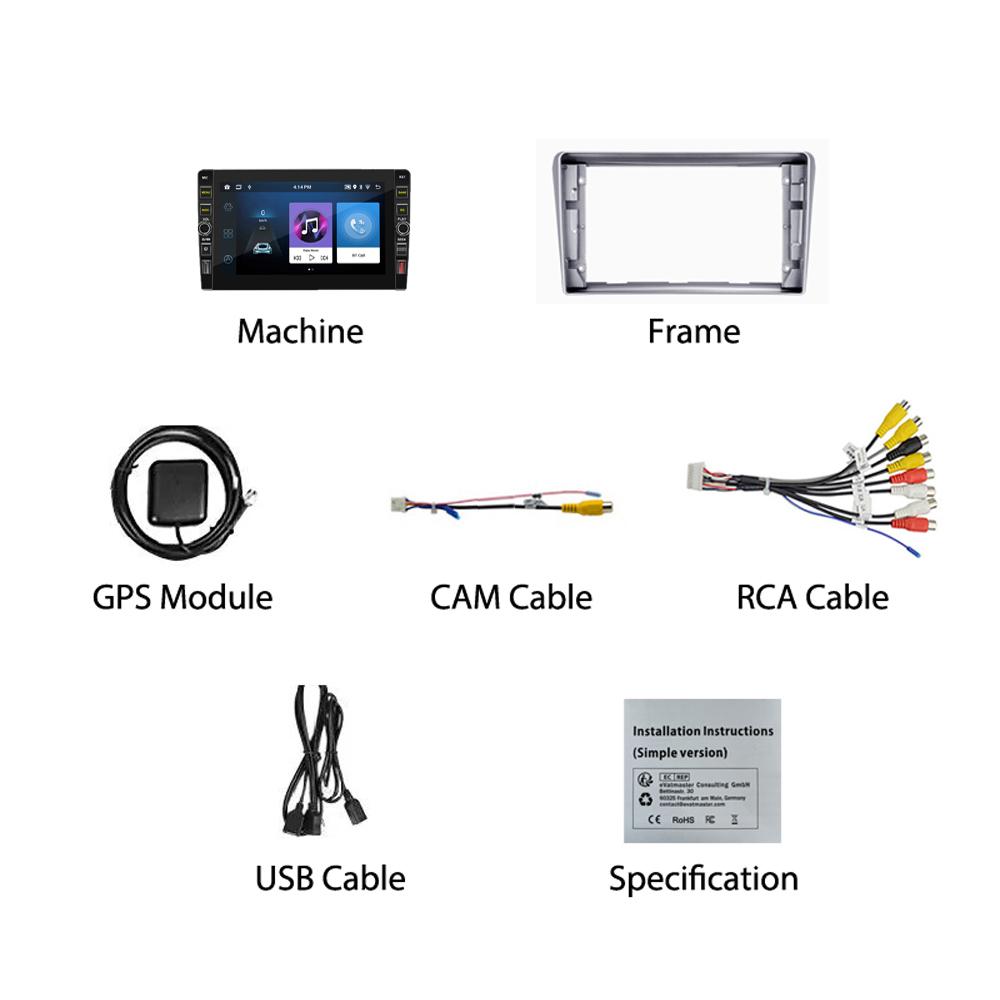 8 дюймов для Toyota Avensis T250 2 2003-2009 с кнопочной ручкой Android автомобильный радиоприемник мультимедийный плеер навигация стерео GPS 2 Din 1 + 32 ГБ