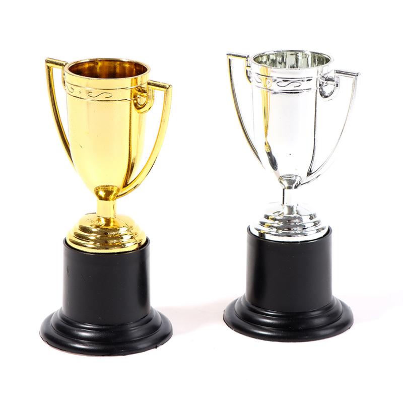 Mini Trophy Gold And Silver Football Cup Trophy Sports Event Birthday Party Children's Party Stuffed Gift