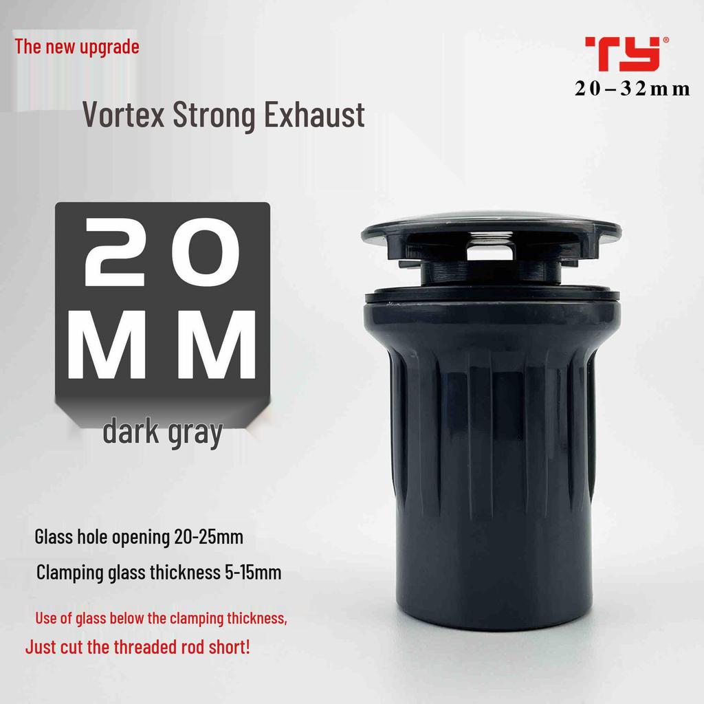 Tianyan PVC Male Thread Extended Exhaust Connector for Fish Tank Drainage