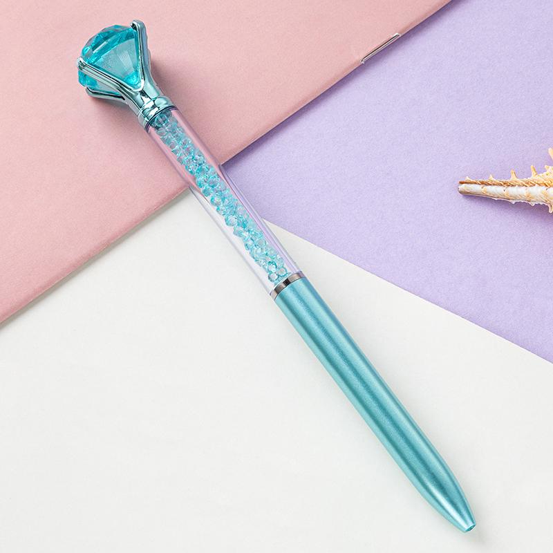 Креативные большие алмазные гелевые ручки, рождественский подарок, блестящая шариковая ручка, школьные принадлежности, письменные принадлежности, канцелярские принадлежности для студентов