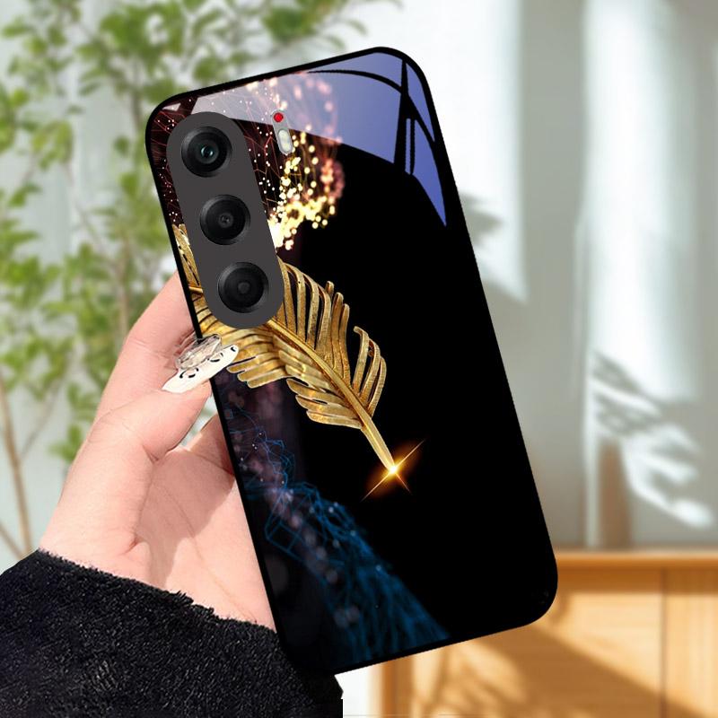 Закаленное Стекло Чехол Для Tecno Camon 40 4G Чехол Задняя Крышка Для Tecno Camon40 CM5 Fundas Полная Защита Жесткий ПК Чехол Для Телефона Бампер
