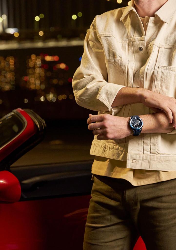 Часы Edifice Nighttime Drive Series Navy с Bluetooth [Casio] [] ECB-40YNP-1AJF мужские