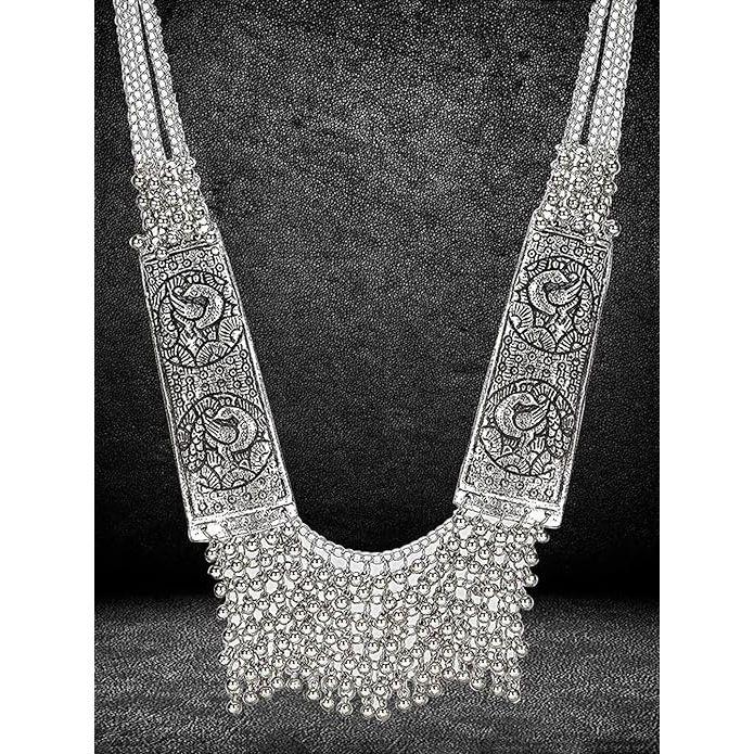 YouBella Jewellery for Women Stylish Afghani Tribal Necklace for Women & Girls