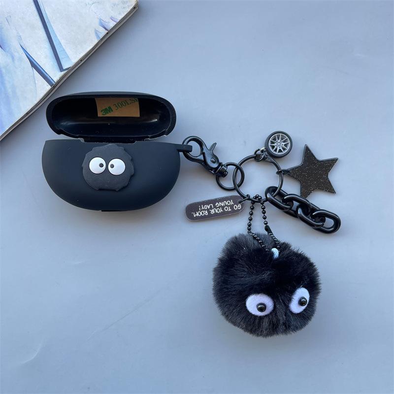 Подходит для Bluetooth-гарнитуры Shaoyin OpenDots ONE E110, защитный чехол, силиконовый помпон, мультяшный мягкий чехол E110