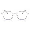 Full Rim Geometric Blue Gunmetal Smartbuy Collection Hurp M297e Fashion Unisex Eyeglasses