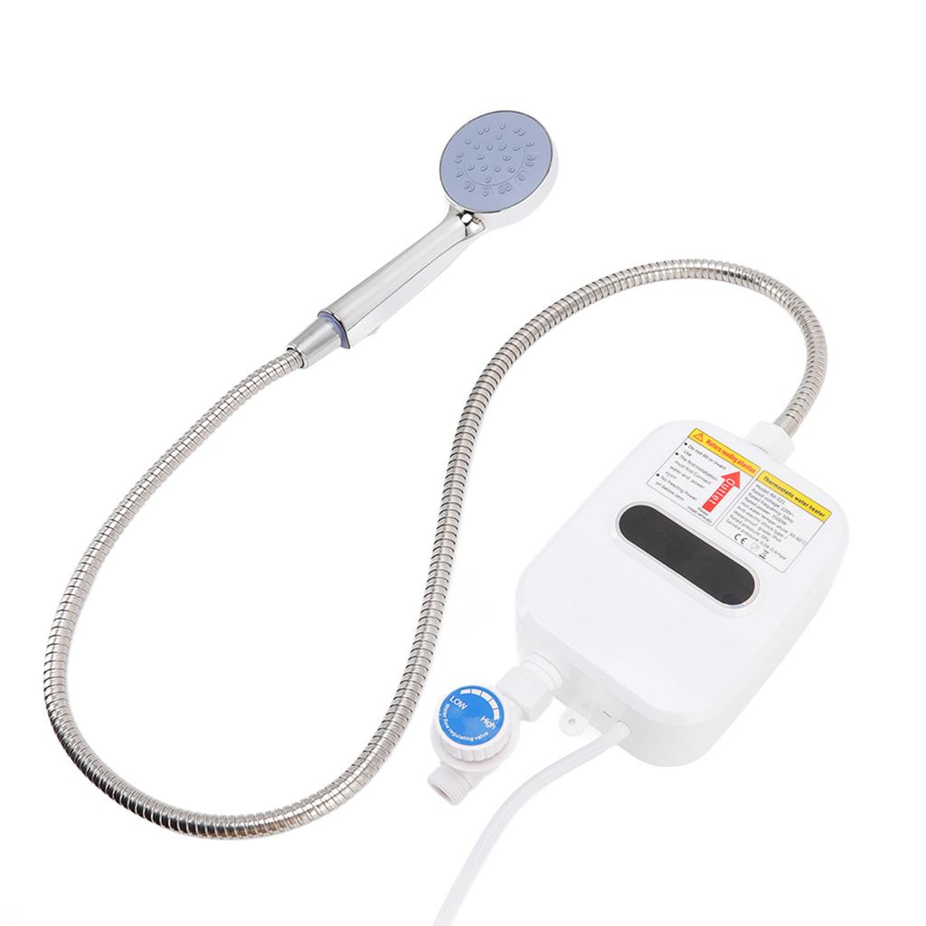 3500 Вт проточный водонагреватель электрический мгновенный с сенсорным экраном HD водонагреватель душевой гарнитур