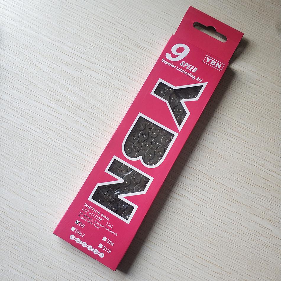 Lightweight Taiwan YBN 8-12 Speed Mountain Road Bicycle Chain for SRAM Variable Speed Flywheel