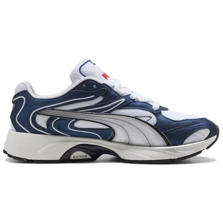 Puma Extos Millennium White Deep Navy Unisex Sneakers Blue 398784-01