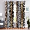 Wild Animals Print Window Curtain Living Room Blackout Curtains For Living Room Bedroom Leopard Home Decor Aesthetic 2 Panels