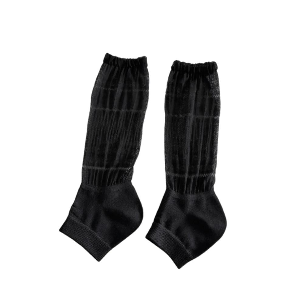 Thin Short Socks Mesh Ruffle Ballet Style Cuffs New Fashion Leg Warmers  Women Girls