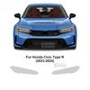 Для Honda Civic Type R 2024 2 шт. Автомобильная прозрачная или дымчато-черная защитная пленка для фар Наклейка из ТПУ