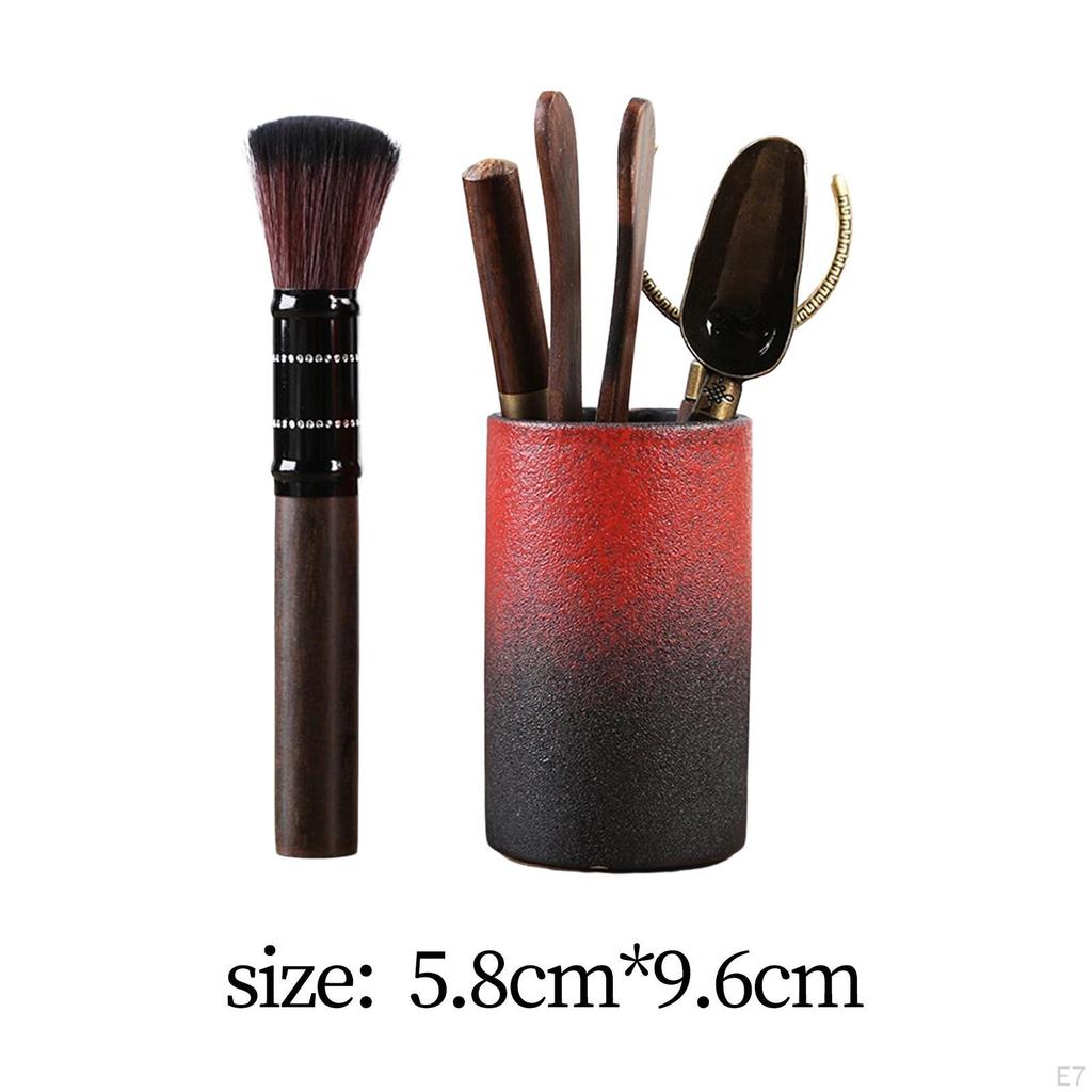 Шесть джентльменов установили чайную посуду кунг-фу, инструменты для чайного домика