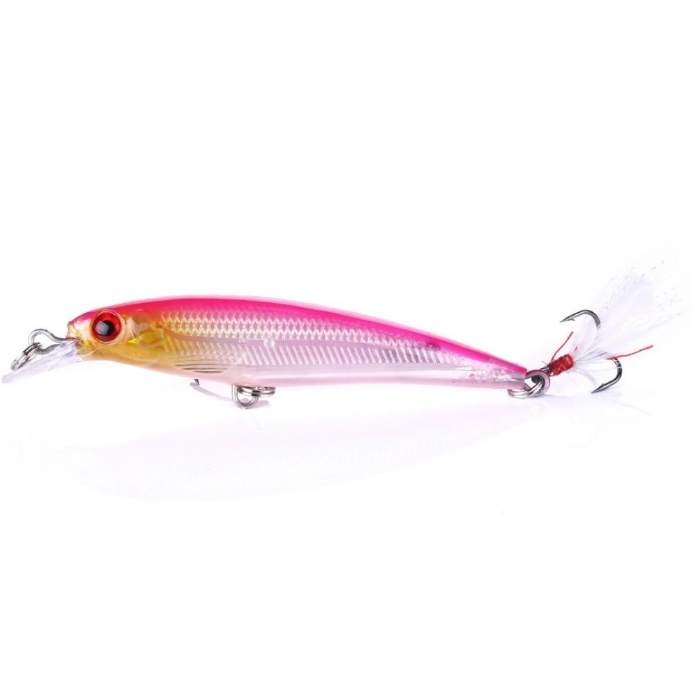 10pcs/box With Box Simulation Fish Lures Crank Hook Fishing Lures Kit Sea Equipment