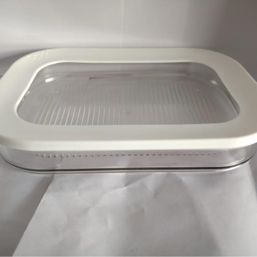 Прозрачный контейнер для хранения мяса и бекона в холодильнике и морозильной камере