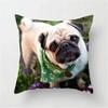 Animal French Bulldog Cushion Cover Pug Dog Herding Pillowcase  Sofa Car Decorative