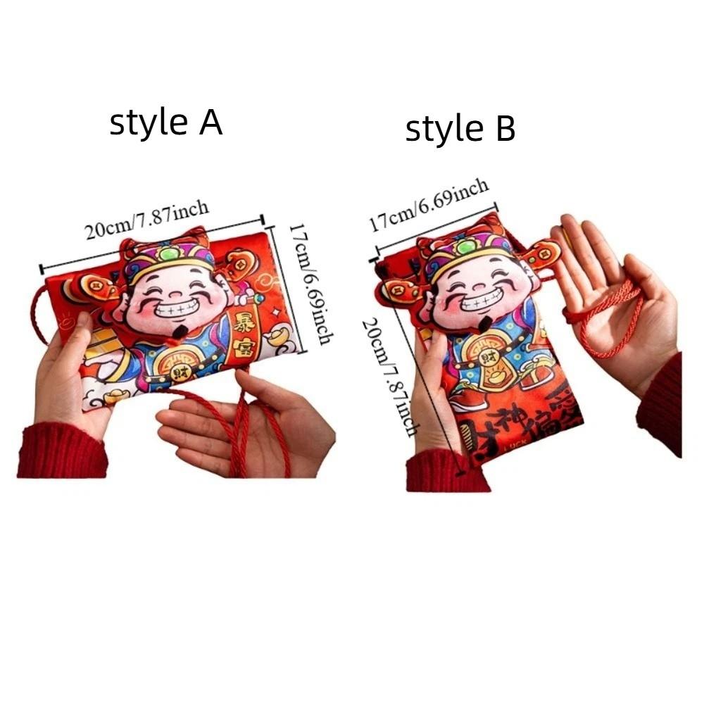 Cartoon Red Envelope Bag Traditional Bless Fortune Pocket Cute Hongbao Children's Use