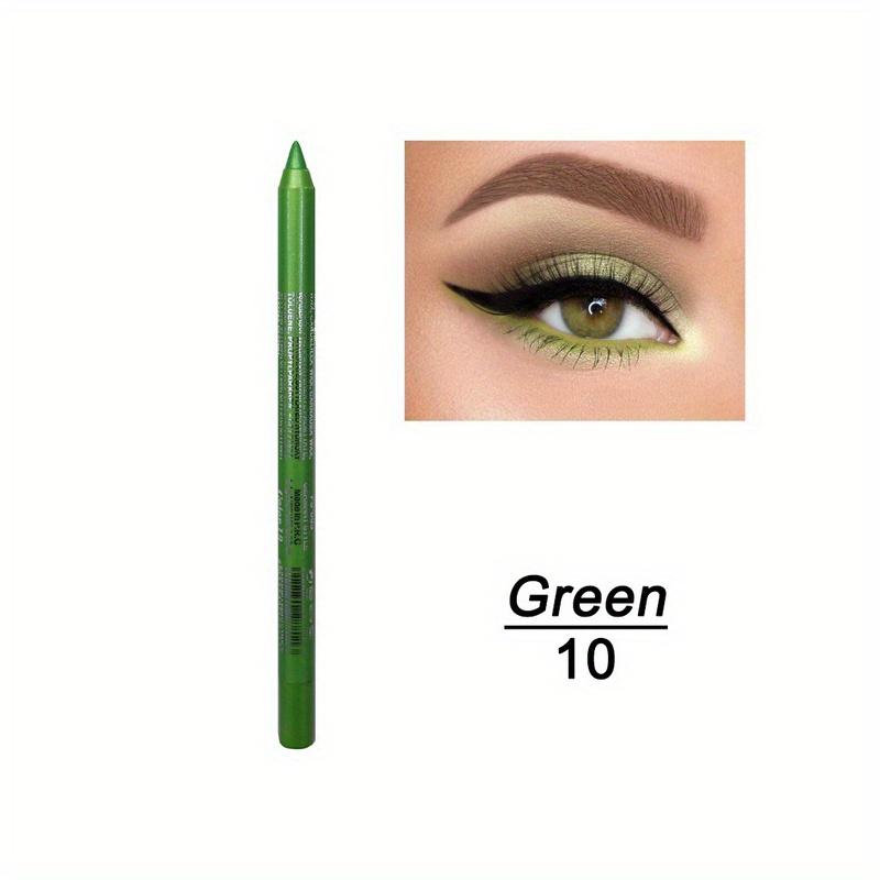 14-цветная гелевая подводка для глаз, перламутровая ручка для теней для век, водостойкая, долговечная, не размазывающаяся ручка для подводки для глаз