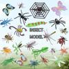 12/17/22Pcs Simulation Insect Toy Insect Model Mini Insect Spider Ladybug Scorpion Butterfly Jewelry Festival Gift Party Gift