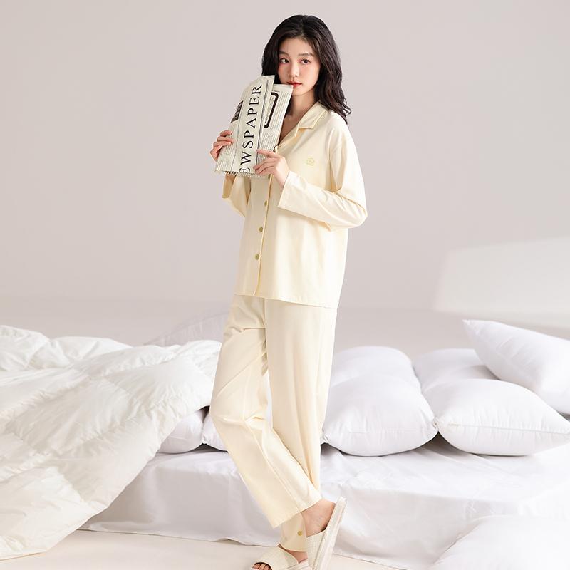 Paibangnu Milk Protein Home Clothes Autumn and Winter Long Sleeve Cardigan