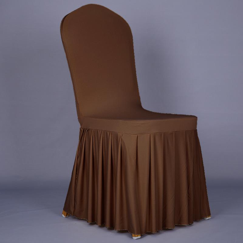 Hotel Wind Table and Chair Banquet Chair Cover Thickened Elastic Conference Hotel Wedding Special Oxford Skirt Hem Chair