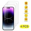 4PCS HD Full Screen Cover Screen Protector Tempered Glass Film for Iphone 16/ 16 Pro/ 16 Pro Max 15 Pro Max 15 Plus 16 Plus Anti-Scratch Glass