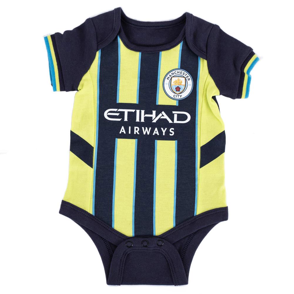 Manchester City FC Baby 24/25 Babysuit (Pack Of 2)