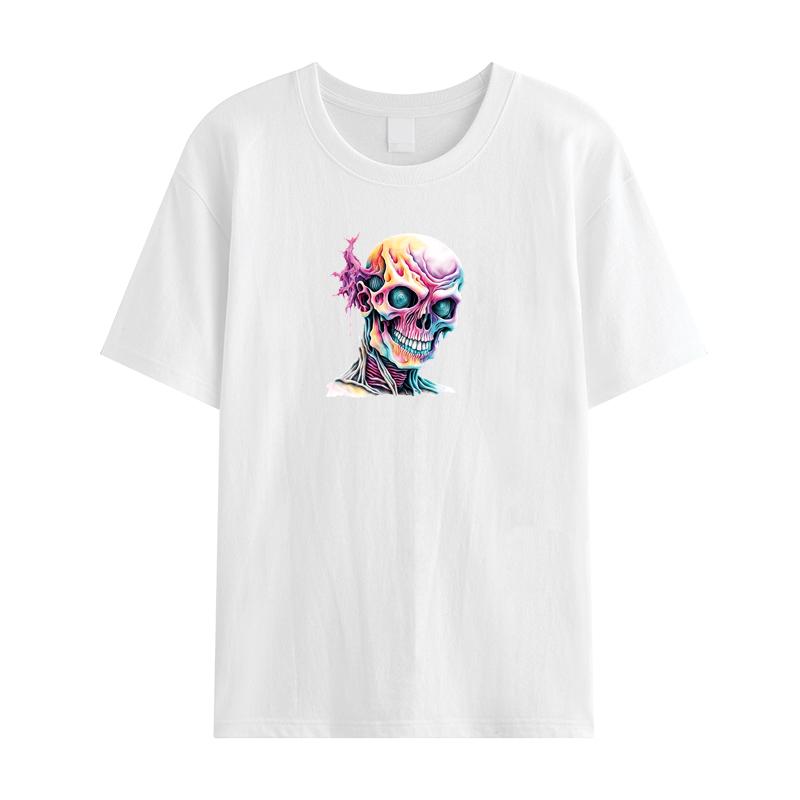 Красочные черепа, наклейка с теплопередачей, хип-хоп, аксессуары «сделай сам», наклейка на джинсы, модный термопресс, аппликация в полоску, нашивки