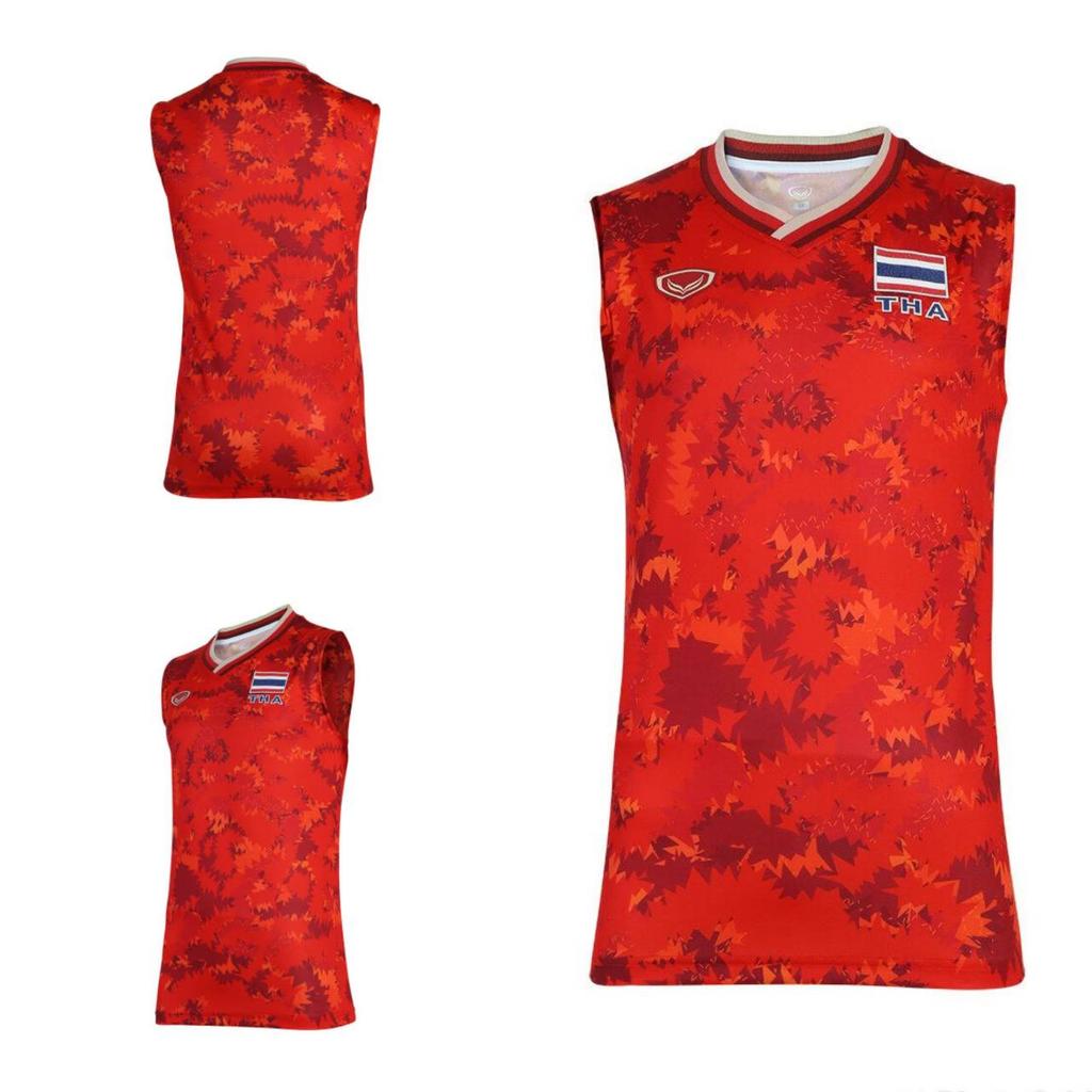 Мужская национальная волейбольная рубашка без рукавов Таиланда, антибактериальная рубашка спонсора