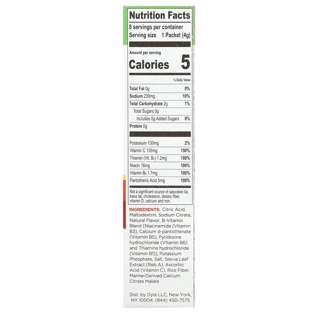 Stur Смесь для регидратации + электролитов + антиоксидантов, со вкусом фруктового пунша, 8 палочек, 0,14 унции (4 г) Каждый