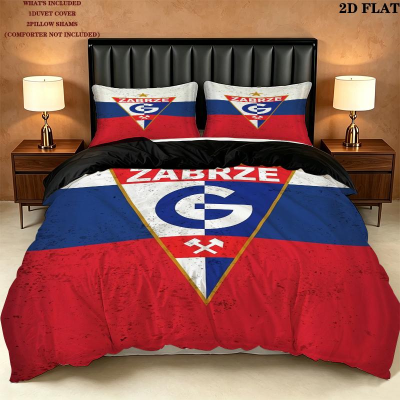 Grnik Zabrze Pattern Bedding uilt Set uilt Cover Pillowcase Home Decoration Birthday Gift (1 * duvet cover + 2 * pillowcase without core)