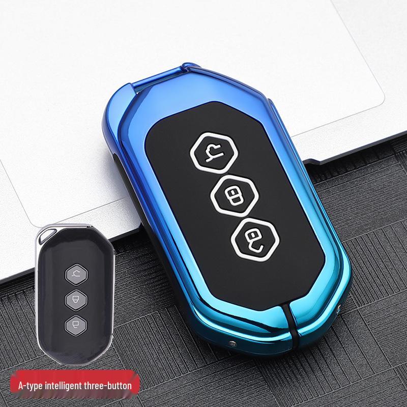 2020 Wuling Victory Key Case: Smart Remote Metal Cover with Full Wrap Protection and Buckle
