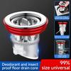Odor Proof Floor Drain Valve-Sewer Core Backflow Preventer Shower Floor Drain Plug for Kitchen Bathroom Toilet Sewer Accessories