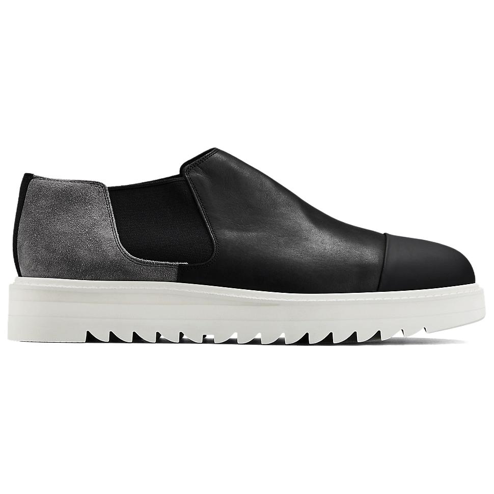 ONITSUKA TIGER Мужские повседневные кожаные туфли с боковой резинкой Черные 1181A377-005