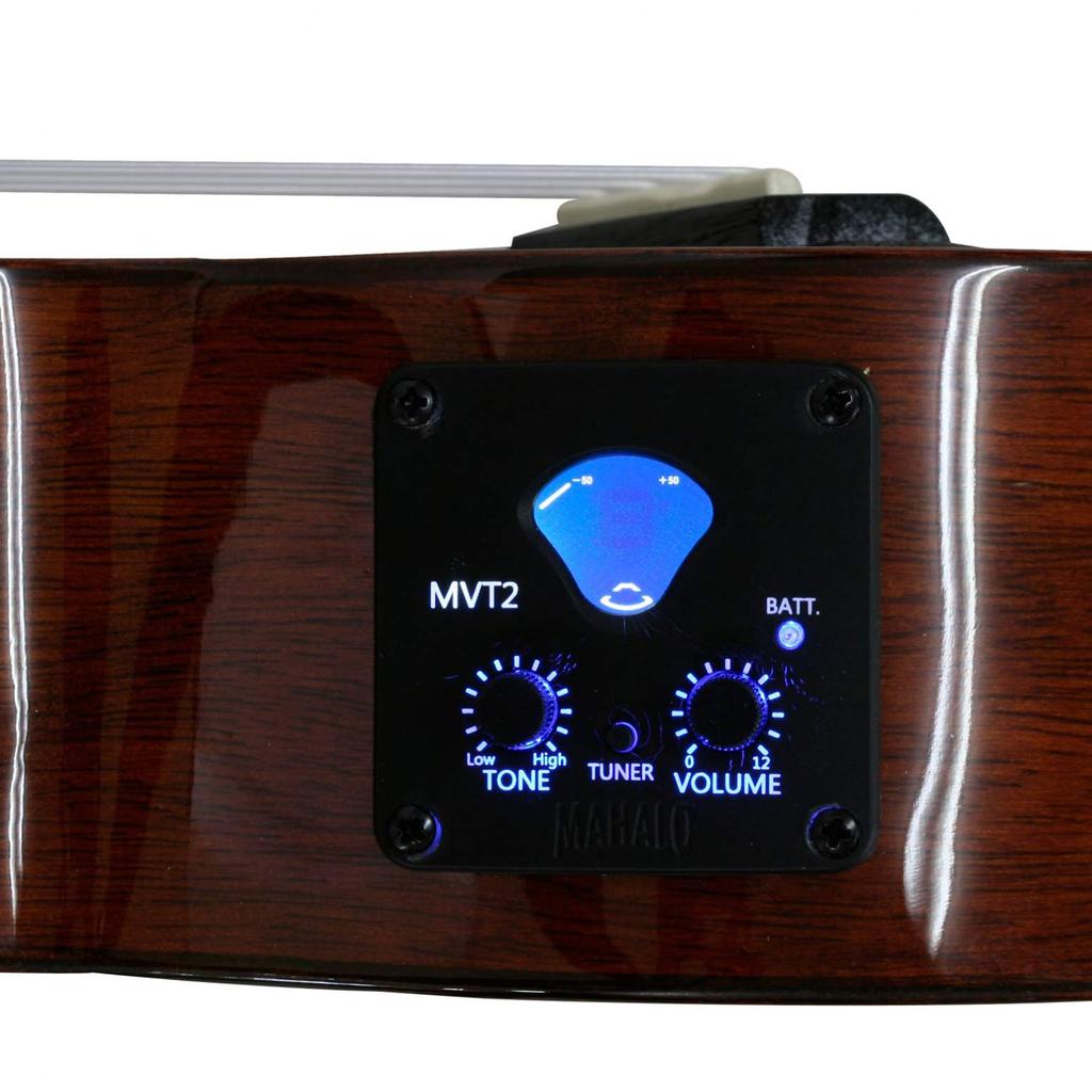 MAHALO Java Series Concert Ukulele with Pickup MJ2 VT TBR "J"