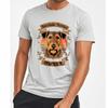 Men Round Neck t shirt Streetwear Teeshirt Airedale Terrier Owner Dog Portrait Sunset Design Minimalist Men tops Quick Dry Shirt