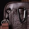Компактная мужская сумка на пояс из натуральной кожи Vintage Bag 22141 Коричневый