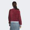 adidas Куртка Originals Color, ограниченный тираж, ретро-полосатая, цветная, бархатная, воротник-стойка, спортивная, короткая, свободная, JN0723