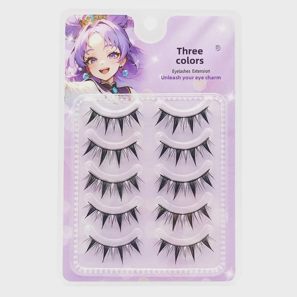 Cat Barbie Eyelashes: Natural, Thick, Photogenic, Double Eyelid Support with Eyeliner