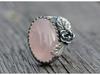 Винтажное кольцо из сплава с инкрустацией в форме гусиного яйца для женщин