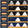 Уличный солнечный свет 5 режимов 180LED IP65 водонепроницаемый датчик движения солнечный прожектор с пультом дистанционного управления для сарая беседка двор гараж