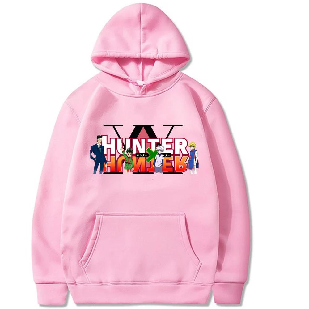 Autumn/Winter Japanese Anime HUNTER X HUNTER Hoodie Fashion Design Sportswear Fleece Oversized Casual Street Wear Warm Hoodie