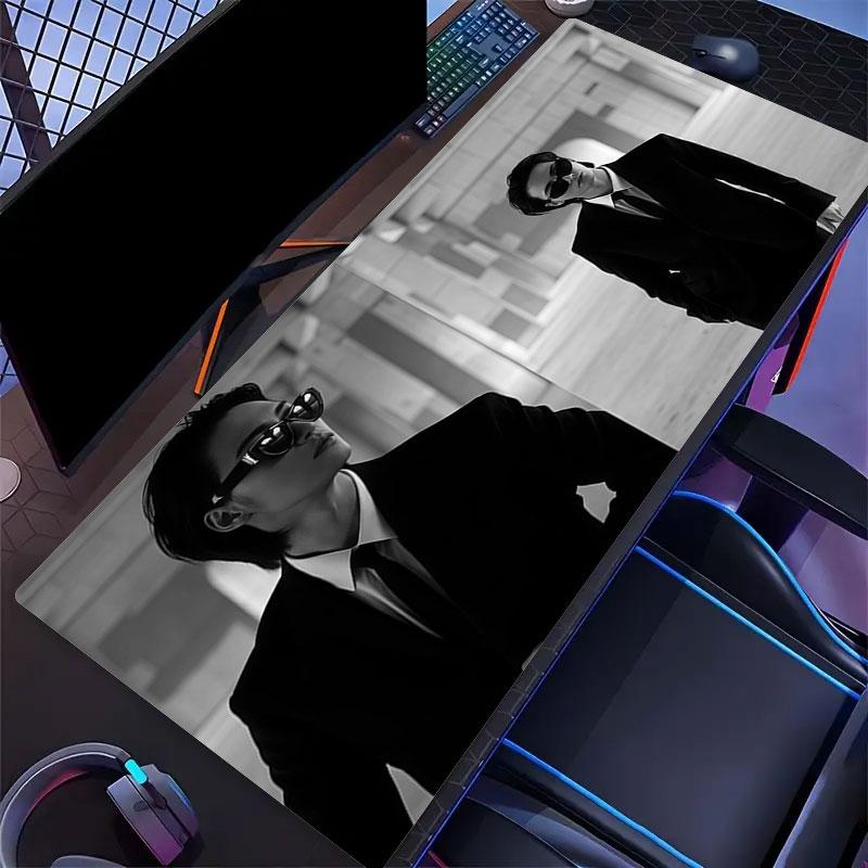 Seonghwa Mouse Pad, Large Gaming Desk Mat, Non-slip XXL Mousepad for Laptop & Tablet, Mini PC Playmat with Stitched Edges