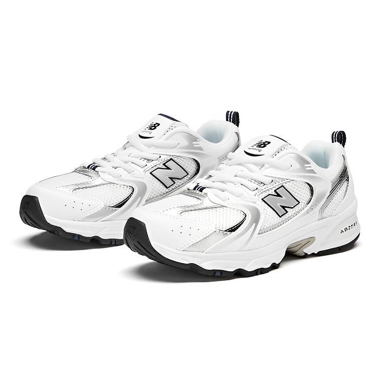 New Balance 530 Белый Серебристый Черный Детские PZ530SB1