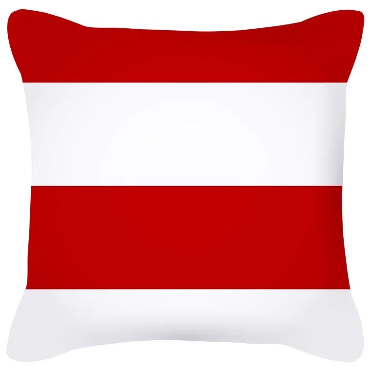 Чехол для подушки с геометрическим узором, сине-серая подушка, обитый диван, домашний декор