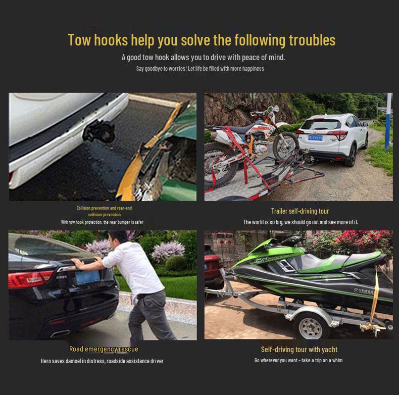 Крюк буксировочный задний противоударный для Roewe RX5 RX8 W5 I5/550D/350