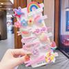 Korean Style Cartoon Hair Clips for Girls - Cute Princess Hair Accessories for Baby & Kids, Anti-Slip Baby Hairpins