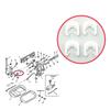 EWR5113 4 Pieces Door Lock Fixer Bracket Clamp Clips for Peugeot 106 306 405 406 Citroen AX Saxo ZX XM 915953